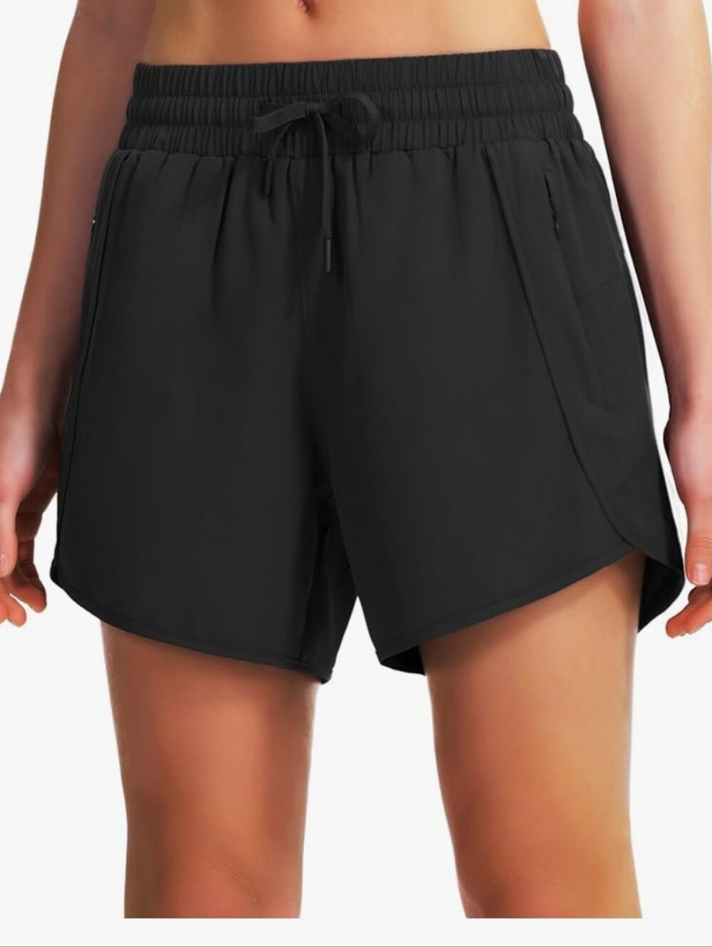 Ksmien Women's 7" Athletic Running Shorts Quick Dry Lightweight Workout Gym - Picture 4 of 6
